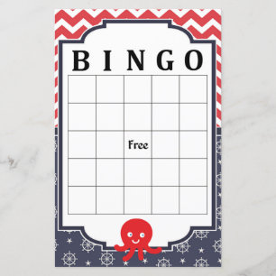 Octopus bingo game
