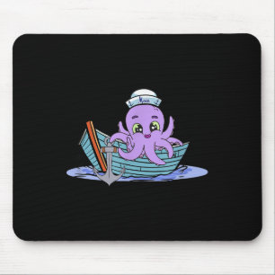 Octopus Childrens Octopus Toddler Girls Boys Marit Mouse Pad