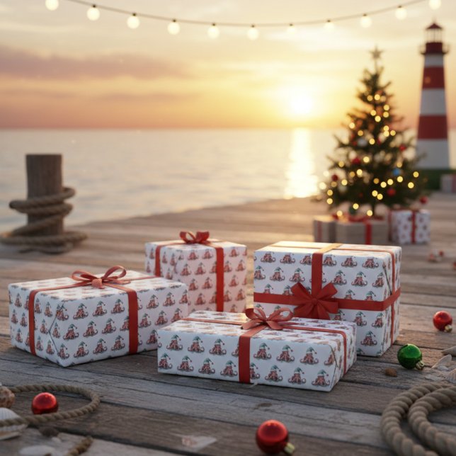 Octopus Christmas Joy Wrapping Paper (Creator Uploaded)