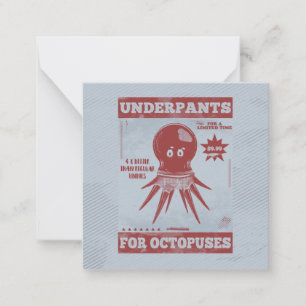 Octopus clothes card