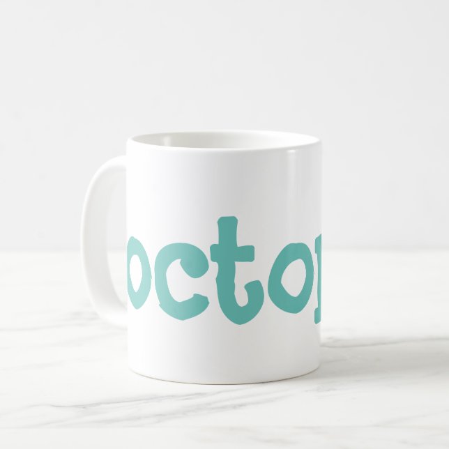 octopus coffee mug (Front Left)