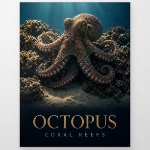 Octopus Coral Reefs Wildlife ANIMAL Postcard