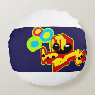 Octopus cute round pillow