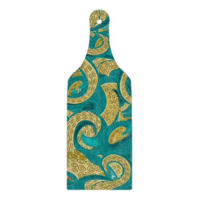 Octopus Cutting Board MOdern Design (Front)