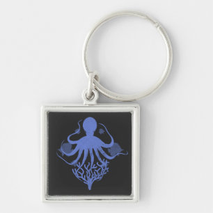 Octopus (dark background) keychain