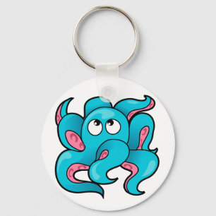 Octopus Design Keychain