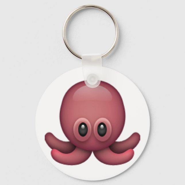 Octopus - Emoji Keychain (Front)
