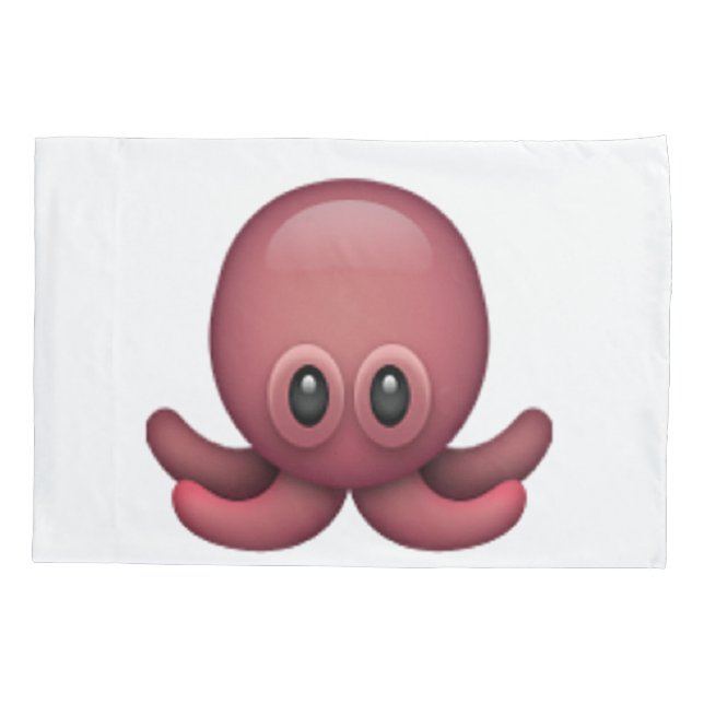 Octopus - Emoji Pillowcase (Back)