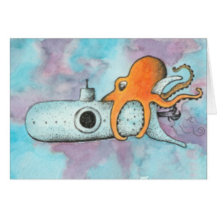 Octopus et sous-marin