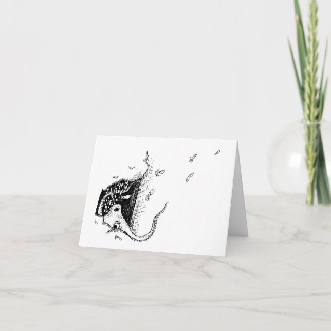 Octopus Farewell Card (Front)