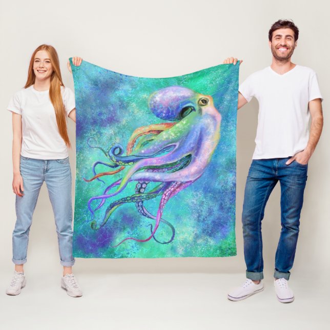 Octopus Fleece Blanket (In Situ)