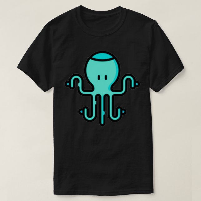 Octopus For Rocktopus T-Shirt (Design Front)