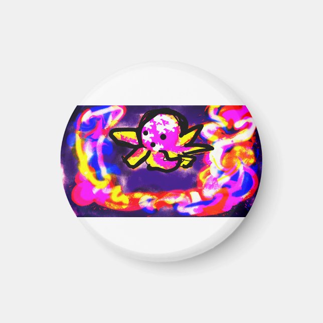 Octopus fun wave magnet (Front)