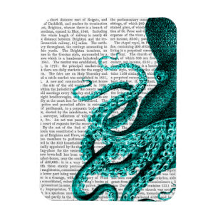 Octopus Green Half Magnet