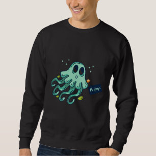 Octopus Green In Light Green And With Colourful Fi Sweatshirt