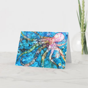 Octopus Greeting Card