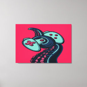 Octopus Hand Canvas Print