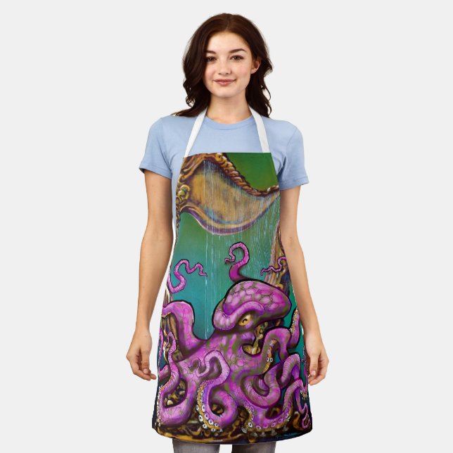 Octopus Harp Apron (Worn)