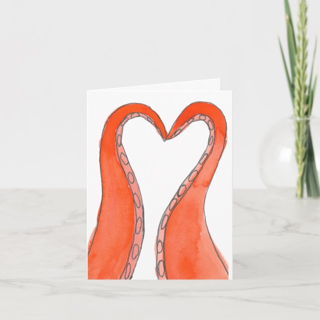 Octopus Heart Card (Front)