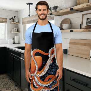Octopus Henna Apron