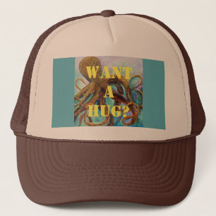 Octopus Hug Trucker Hat