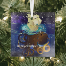 Octopus Huge and Caravella Ornament