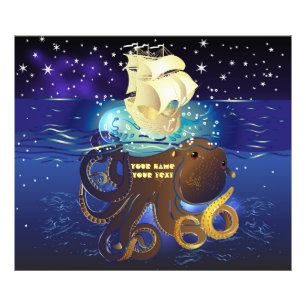 Octopus Huge and Caravella Photo Print