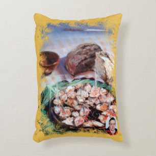 Octopus in Galician/Polbo á feira/Galician octopus Decorative Pillow