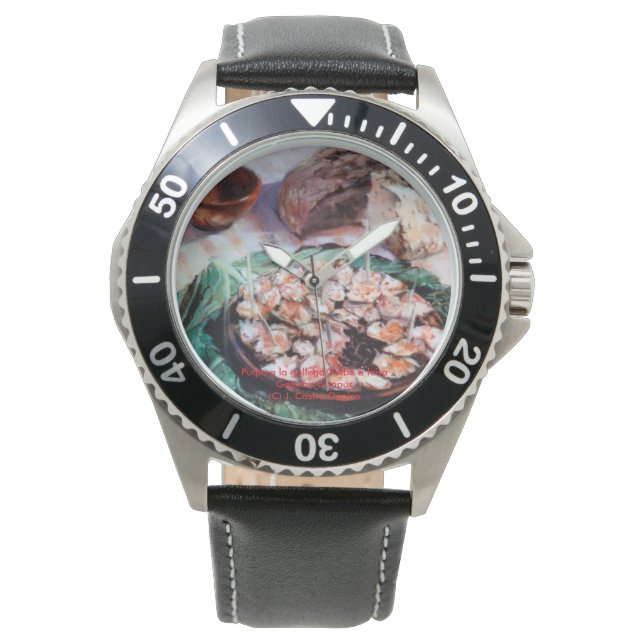 Octopus in Galician/Polbo á feira/Galician octopus Watch (Front)