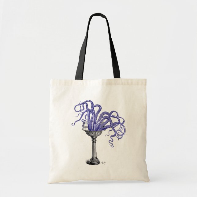 Octopus in Sink Tote Bag (Front)