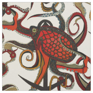 octopus ink cream fabric