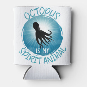 Octopus Is My Spirit Animal Can Cooler
