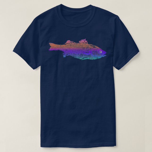 Octopus Japanese Calligraphy Gyotaku Traditional A T-Shirt (Design Front)