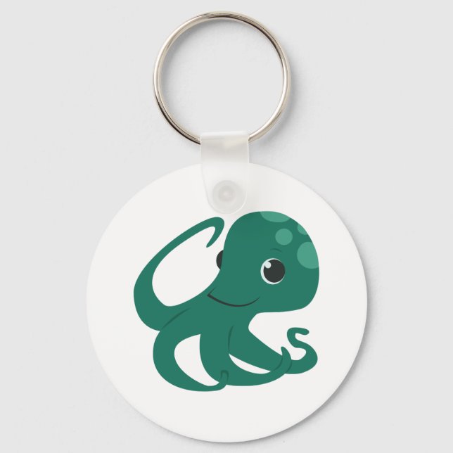 Octopus Keychain (Front)