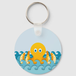 Octopus Keychain