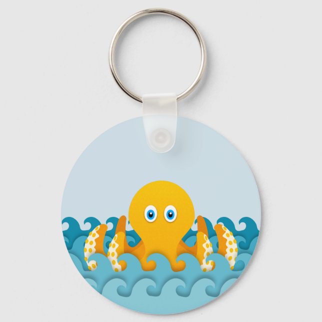 Octopus Keychain (Front)