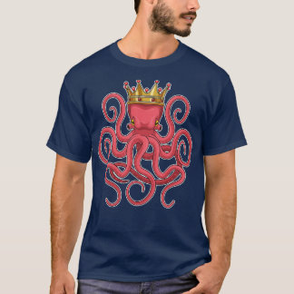 Octopus King Crown 2 T-Shirt