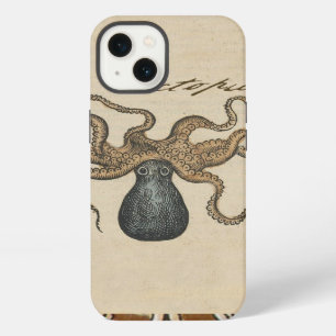 Octopus Kraken Antique Coastal Marine Wildlife iPhone 13 Case