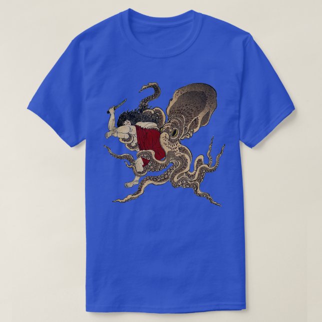 Octopus , Kraken , Octopus Lover  T-Shirt (Design Front)
