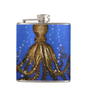 Octopus' Lair - Colourful Hip Flask