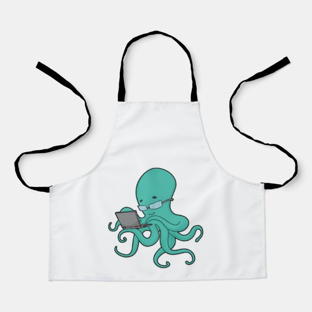 Octopus Laptop Apron (Front)
