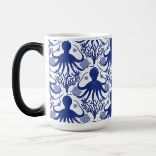 Octopus (light background) magic mug