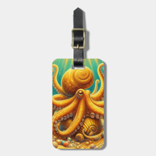 Octopus Luggage Tag