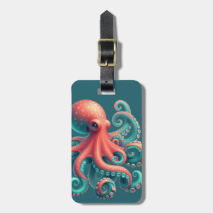 Octopus Luggage Tag