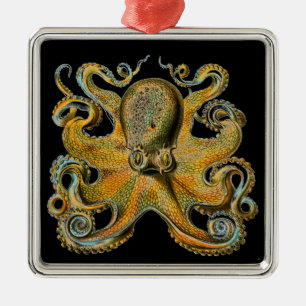 Octopus Metal Ornament