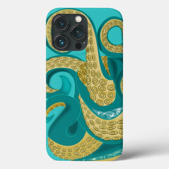 Octopus Modern Design Case-Mate iPhone Case (Back)