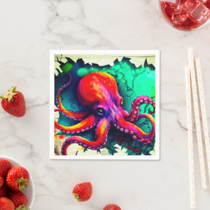 Octopus napkin