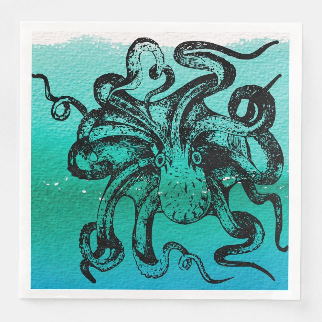Octopus Napkin (Front)