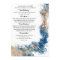 Octopus nautical navy orange beach sea wedding