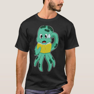Octopus Nerd Book T-Shirt